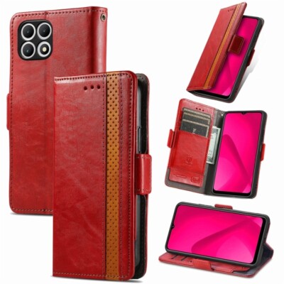 Für T-Mobile T Phone 2 5G Splicing Dual Magnetverschluss Leder Handyhülle