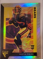 2021 Panini Chronicles Flux Justin Fields RC Base #FX-3 Bears Rookie Card