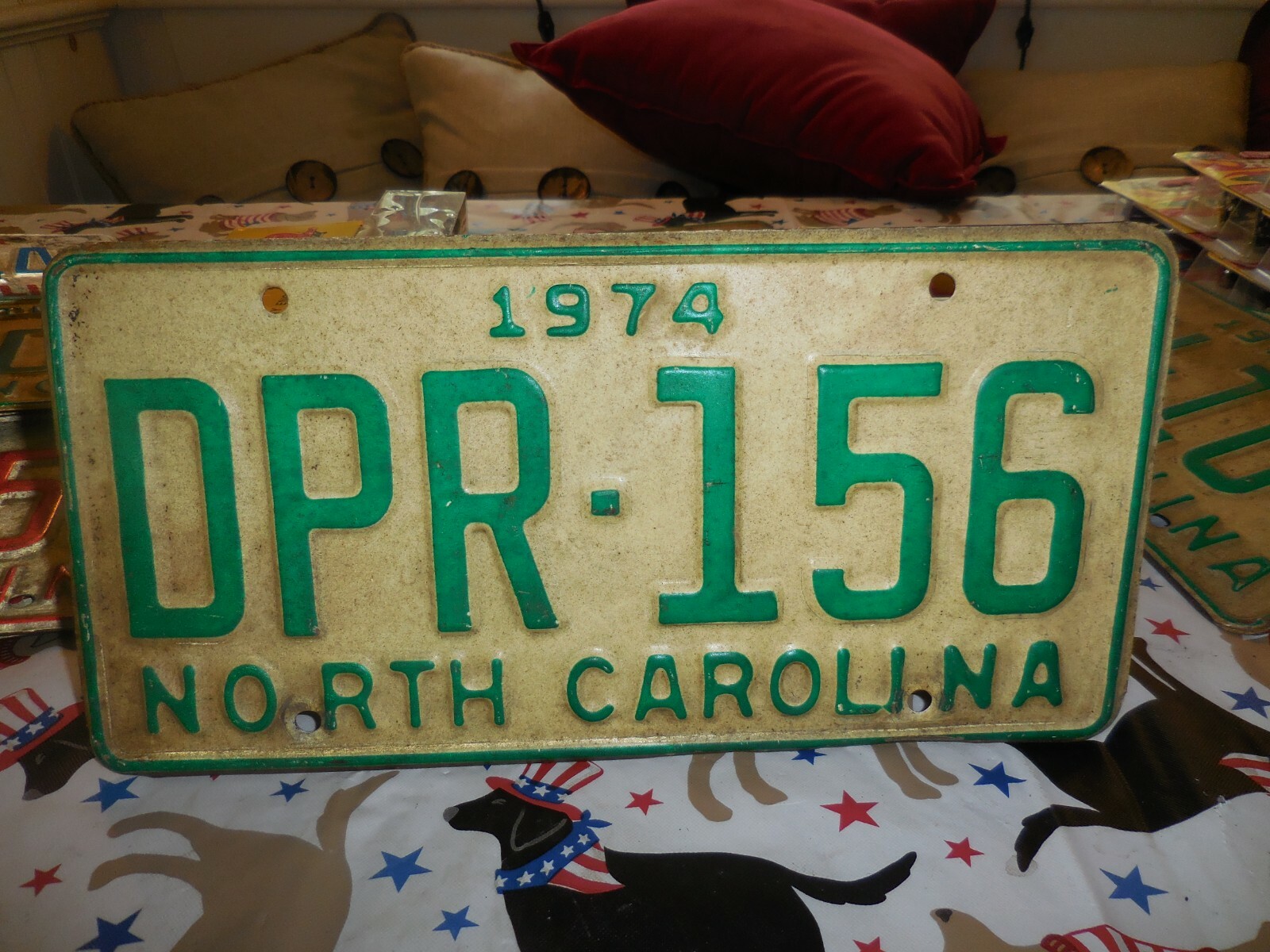 1974 North Carolina License Plate DPR156 eBay