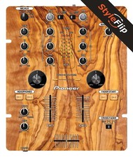 Pioneer DJM-250 Wood 6 Protective Decal StyleFlip Skins