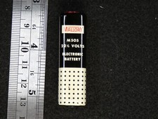Vintage Used Mallory M505 22 1/2 Volts Electronic Battery Japan No Charge Left