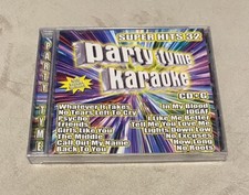 Party Tyme Karaoke Super Hits 32 Lyric Words Included 16-song CD New Sealed