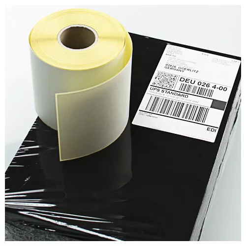 350Stk. Thermo Etiketten 102x152mm auf Rolle selbstklebend Thermodirekt Papier - Bild 1 von 5