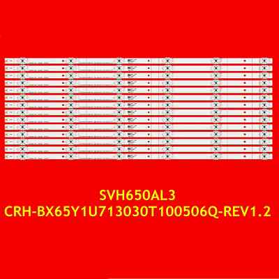 LED Strips For ONN 100021261 TOSHIBA 65C350KU ZD_SSC_D650_5X10_02_TDE30_V1.30