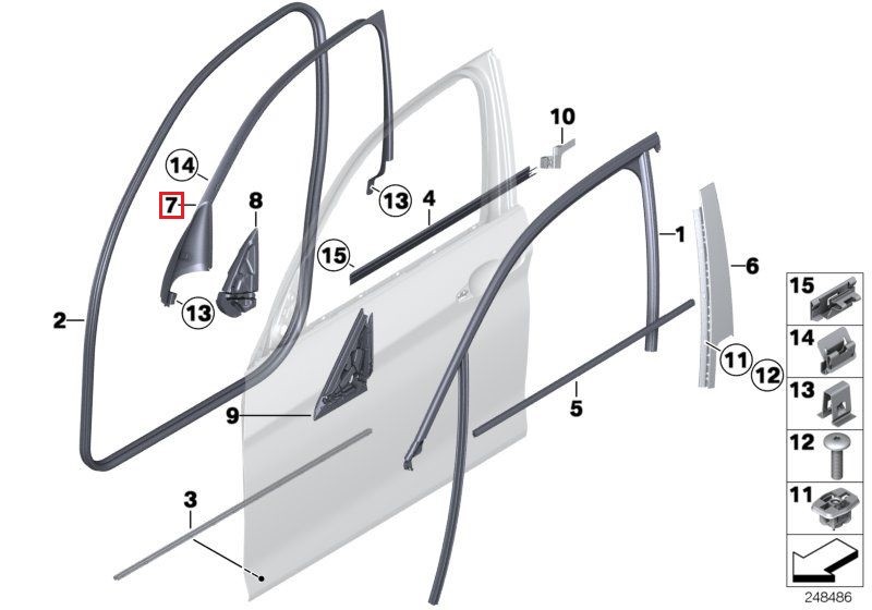 BMW GENUINE NEW 1 F20 FRONT DOOR SPEAKER HARMAN KARDON TWEETER