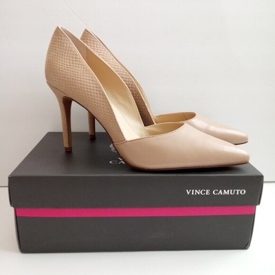 vince camuto beige pumps
