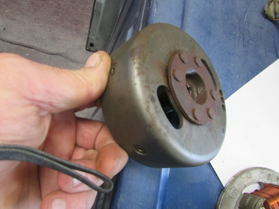 Kawasaki KS125 KS 125 1974 generador eléctrico rotor magnético Foto 4 de 4