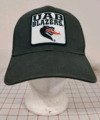 UAB University Alabama Birmingham Blazers Cap Hat Green Mens Adjustable Patch