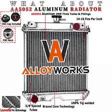 Aluminum Radiator Fits Kubota U15 U17 U15-3 U17-3 Excavator #RA22142300