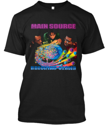 NWT Main Source Breaking Atoms American Hip Hop Musical Group Logo T-Shirt S-5XL