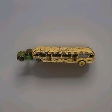 Qntiqye Original Arcade Toys Cast Iron Greyhound Bus Worlds Fair 1933