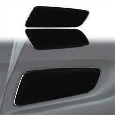 Piano Gloss Black Interior Rear Door Panel Decor Trim For Ford Mustang 2015-2023