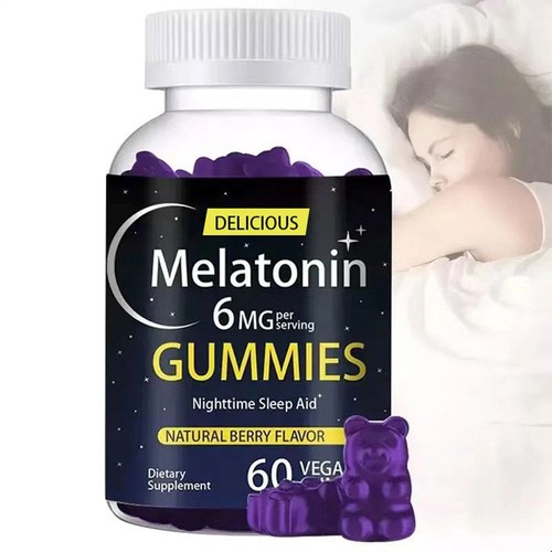 Schlafmittel bei Schlaflosigkeit in der Nacht, Schlafmittel 5-HTP, Naturkautschuk Gummis - Bild 4 von 11