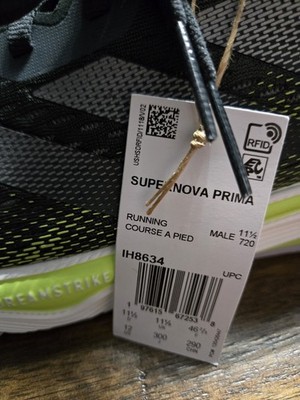 Size 12- adidas Supernova Prima Carbon Pulse Lime