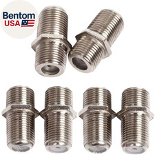 6-Pack Coaxial Cable Connector, F-Type Female to Female RG6 Coax Extender Adapte