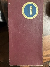 VINTAGE 1950'S SCRABBLE BOARD GAME BY SELCHOW & RIGHTER ESTATE FIND 