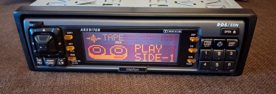 CLARION ARX9170R AUTORADIO STEREO CASSETTE AUTOREVERSE FULL WORKING - Immagine 2 di 4