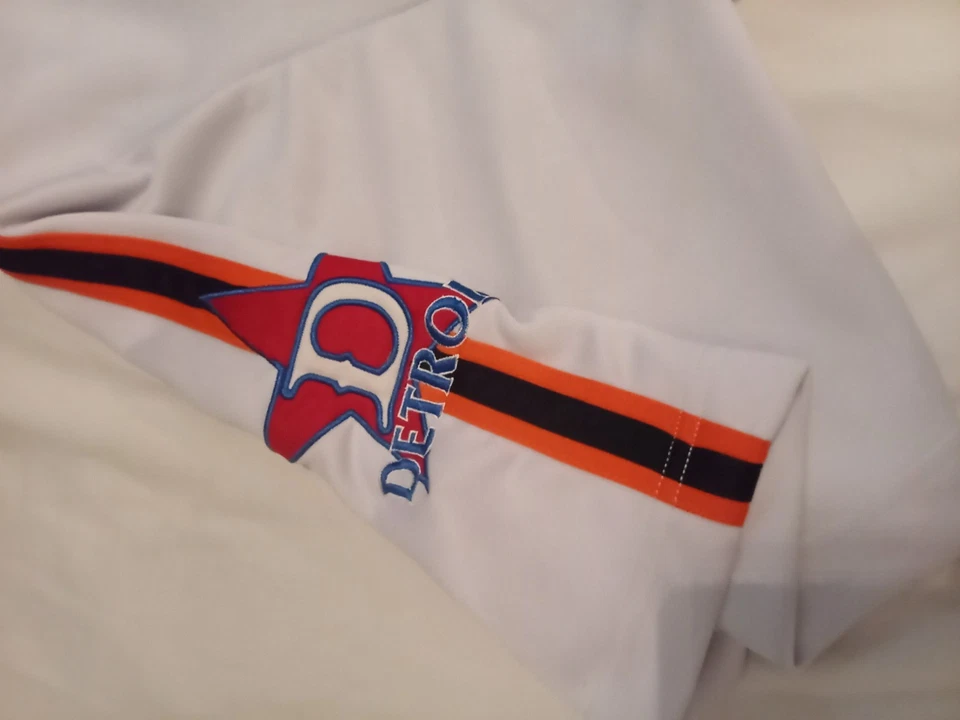 Detroit Tigers Stars Throwback Jersey 1920-1955 NLBM Authentic Stitched XXL Rare - Image 4 of 4