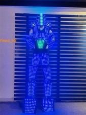 LED Robot Illuminated Costume Suit Dance Party Show Night Glowing Lights Costume
