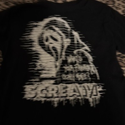 Scream Ghost Face T- Shirt M Black What s Your Favorite Scary Movie Horror