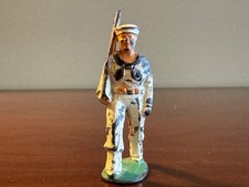 Vintage Dimestore Manoil M24 14 Sailor Marching Rifle 2nd Vers Long Stride Good