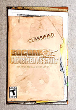 SOCOM U.S. Navy SEALs Combined Assault Instruction Manual Only - PS2