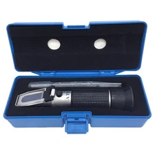 Brix & Specific Gravity Refractometer with ATC, Wine & Beer Homebrew Kit 