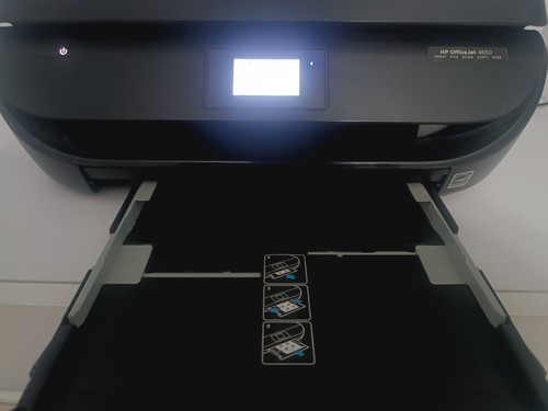 HP Office Jet 4650 All-in-One Stampante Multifunzione Fax Scan Copy Web A Colori - Afbeelding 3 van 8