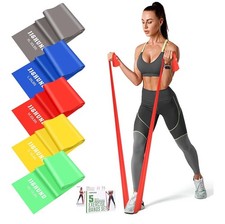 Bandas elasticas de resistencia para hacer ejercicios con ligas ejercicio Black