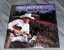 Brad Paisley Signed CD Mud On The Tires