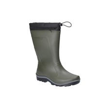 Image of Cotswold Minchinhampton unisex green rubber lined waterproof wellington boot