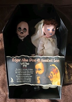 Edgar Allen Poe & Annabelle Lee Living Dead Dolls