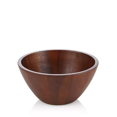 Hudson Park Acacia Wood Individual Serving Bowl Set of 4 eco-friendly dining set