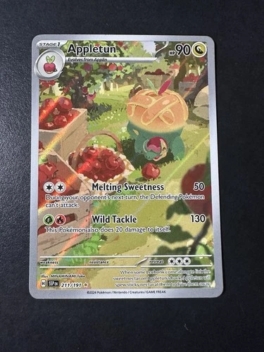 Appletun 211/191 Surging Sparks Illustration Rare Pokemon TCG - NM