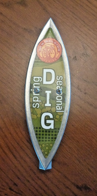 NEW BELGIUM BREWING COMPANY ~ DIG SEASONAL SPRING ALE ~ TAP HANDLE KNOB