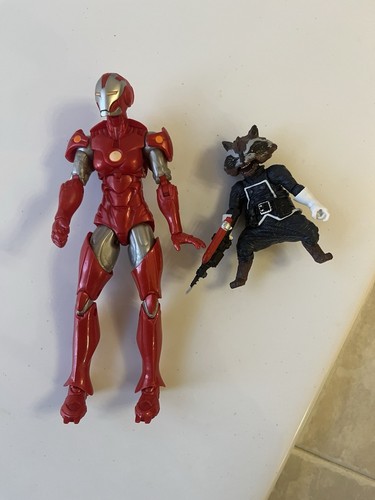 Marvel Legends Marvel Unlimited Rescue Suit Pepper Potts and Rocket Raccoon