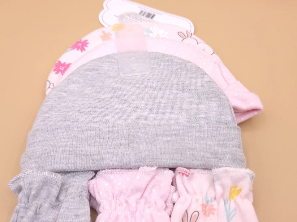 Conjunto de 6 piezas gorro y calcetines botín Litte Beginnings niñas 0-3 meses Foto 4 de 4