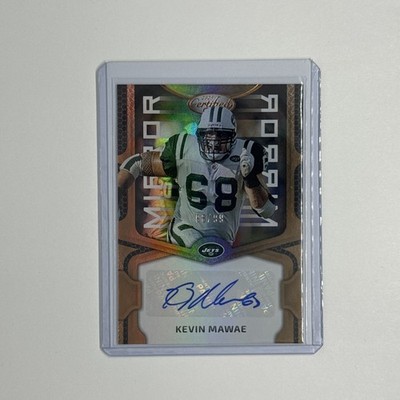 2023 Panini Certified Mirror Signatures Bronze Auto #MS38 Kevin Mawae Jets /99 