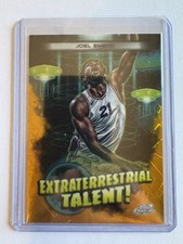 JOEL EMBIID Short Print Insert 76ers 2024 Topps Chrome Cosmic GOLD #'d 50/50!!