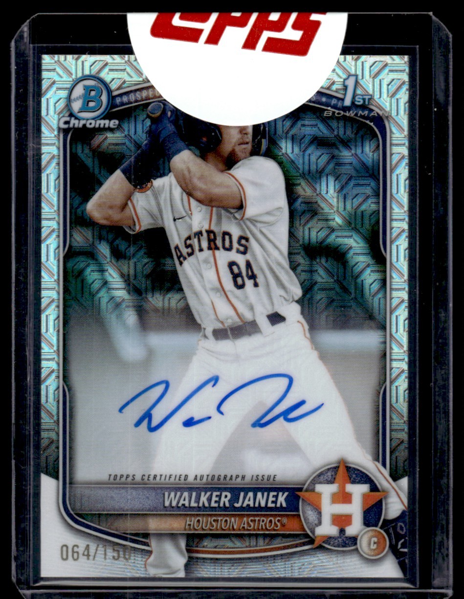 WALKER JANEK 2025 BOWMAN CHROME #CPA-WJA HTA REFRACTOR AUTO 064/150