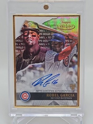 2020 Topps Gold Label Gold Label Framed Autographs Robel Garcia #GLA-RG (RC,AU)