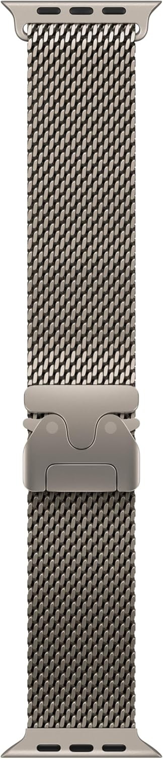Apple Watch Band Ultra - Milanese Loop (49mm) - Large - Natural Titanium