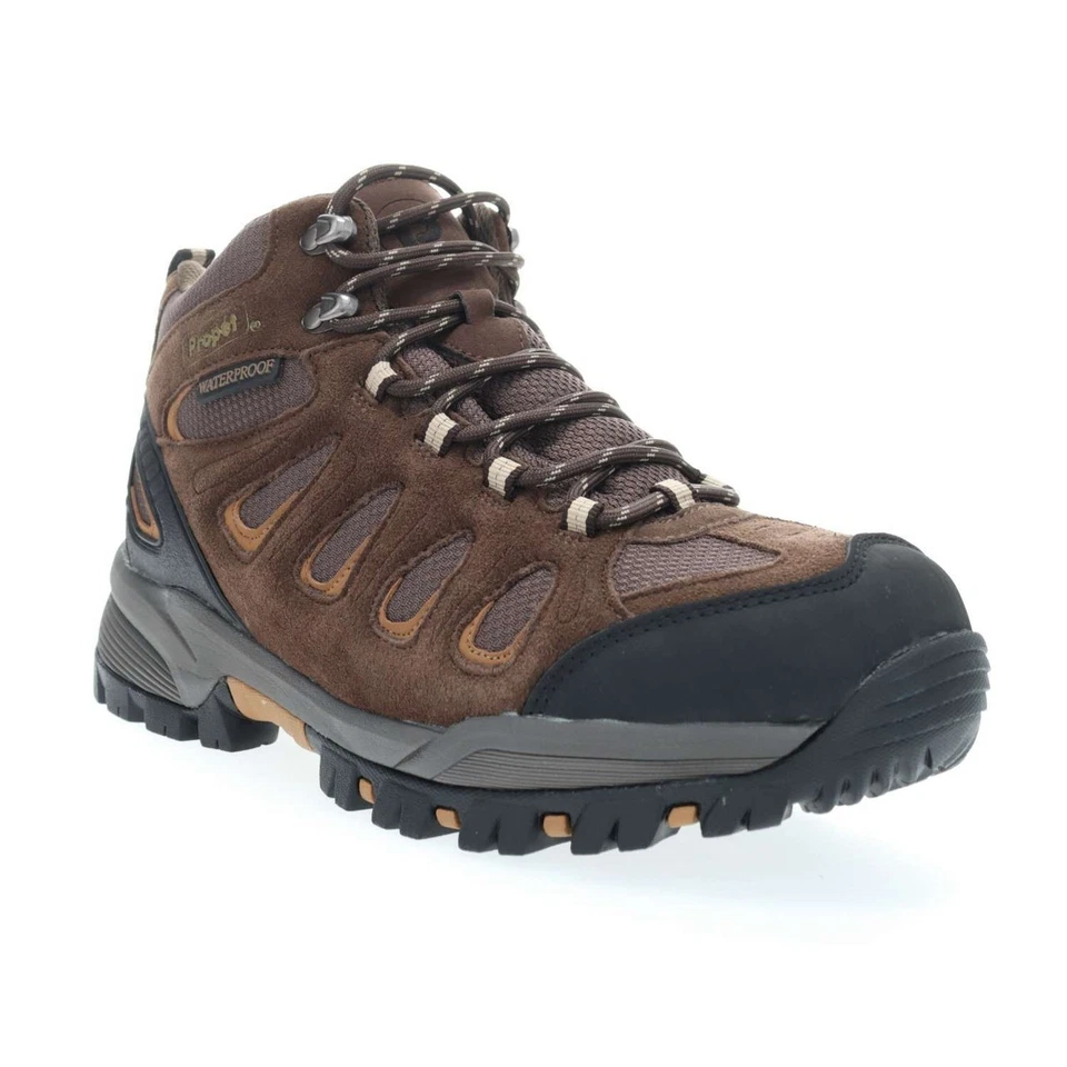 NUEVA Bota Propet Ridge Walker Para Hombre Impermeable Cómoda Marrón Ancho Mediano (D) Foto 2 de 4