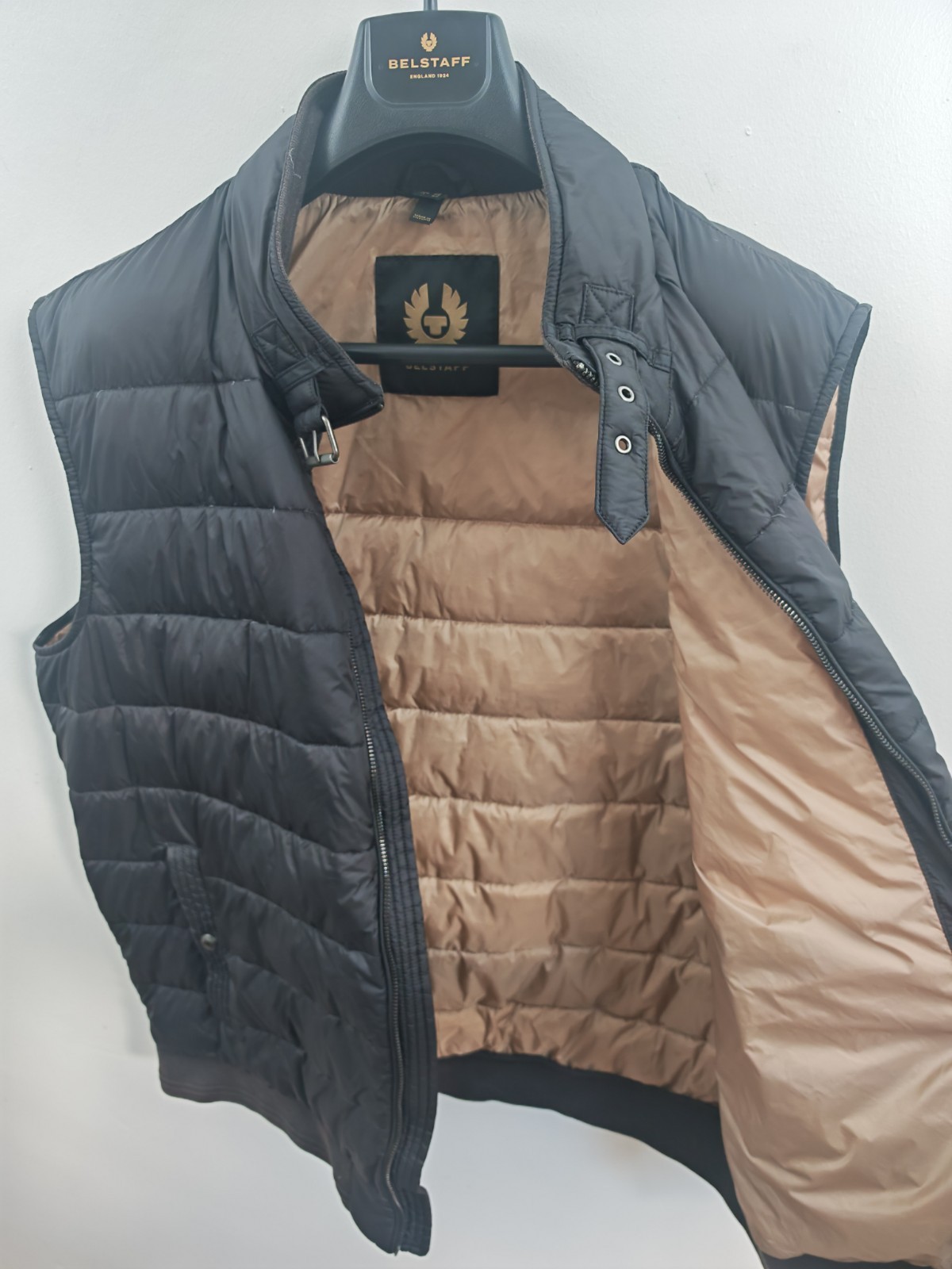 Belstaff Circuit Down Gilet Men's Black Puffer Bodywarmer Vest Size UK 48 IT 58 image 6