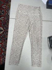 Evolution and Creation gray animal print / leopard print leggings size L