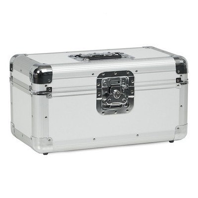 Vinyl Case - 7'' Record Case (200 Singles) Silver/silver