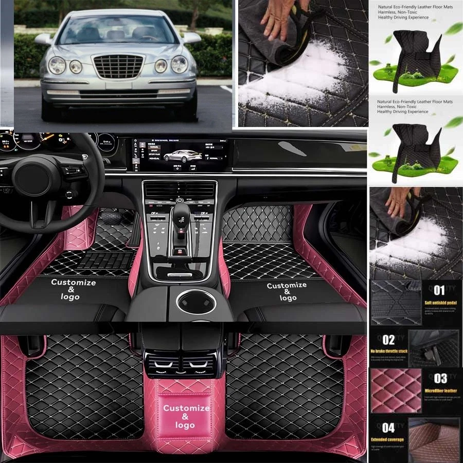 For Kia Amanti Car Floor Mats Luxury Waterproof Carpets Liners Interior Auto - Изображение 4 из 4