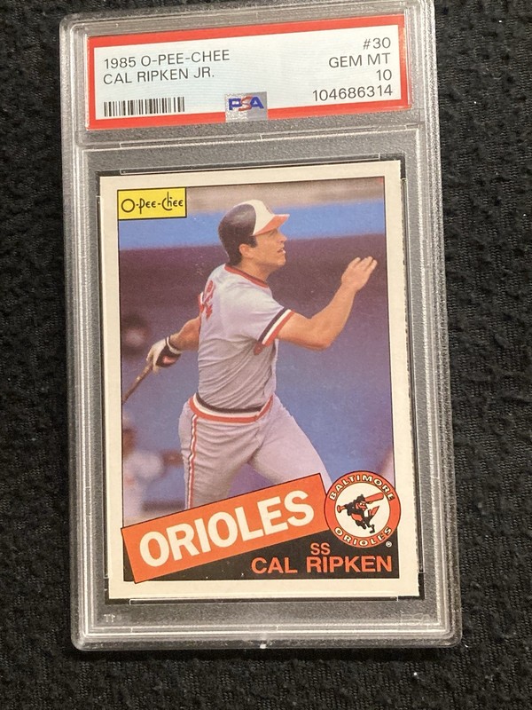 1985 O-PEE-CHEE #30 CAL RIPKEN JR. ORIOLES HOF PSA 10