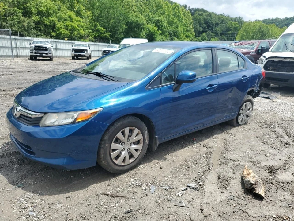 Used Left Door Mirror fits: 2012 Honda Civic Power body color w/o signal lamp no - Image 3 of 4