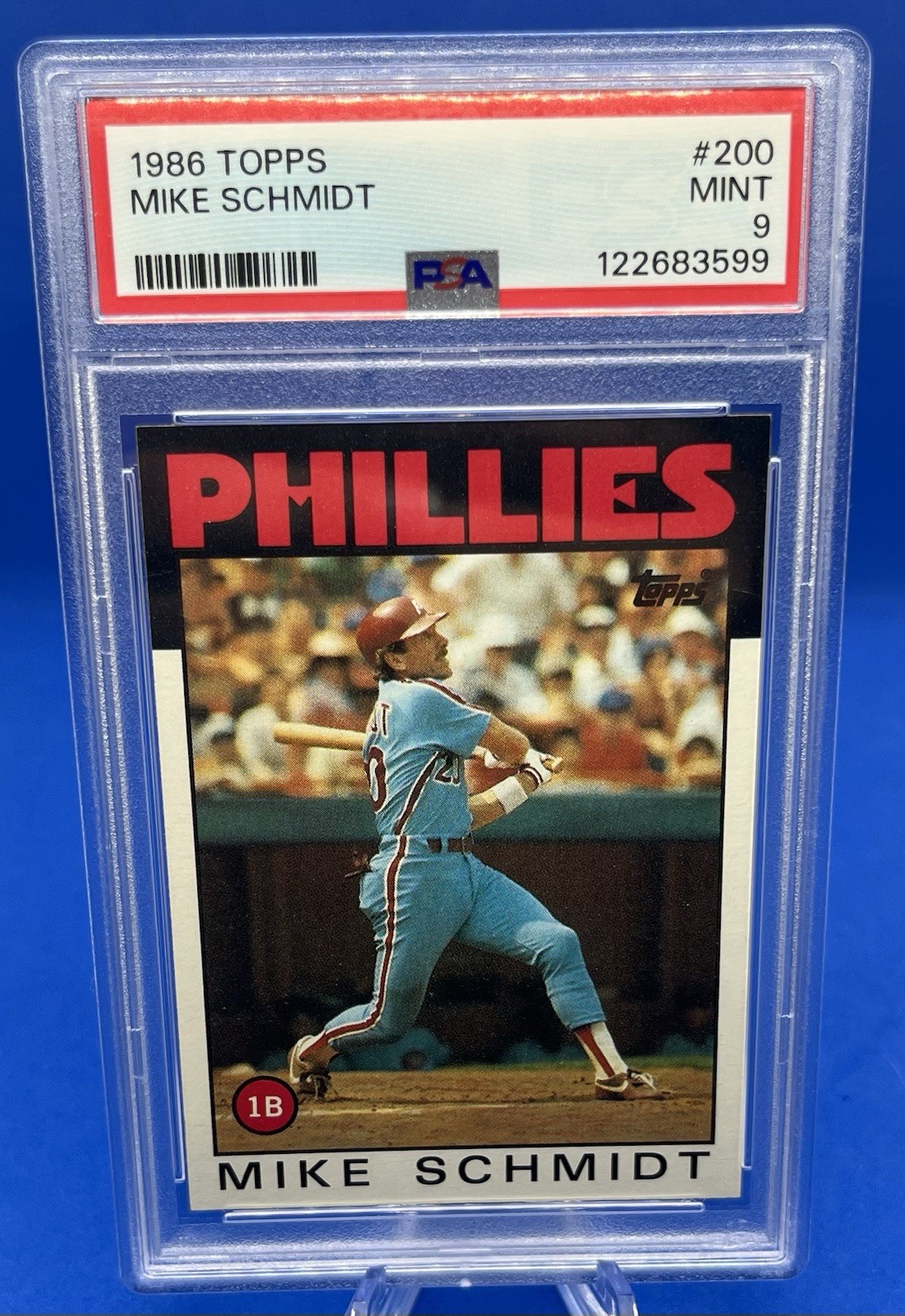 1986 TOPPS MIKE SCHMIDT PSA 9  PHILLIES